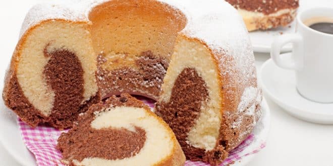 Rezept für Marmorkuchen ohne Zucker ♥ Ernährung ohne Zucker
