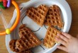 Rezept für gesunde Dinkelwaffeln ohne Zucker