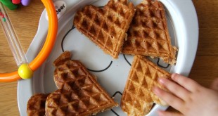Rezept für gesunde Dinkelwaffeln ohne Zucker