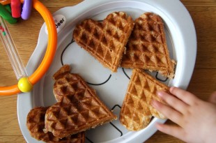 Rezept für gesunde Dinkelwaffeln ohne Zucker