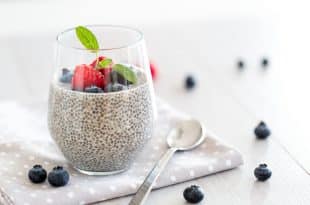 Bananen-Chia-Pudding ohne Zucker