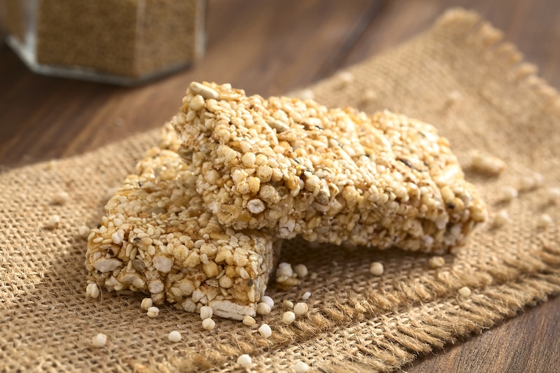 Quinoa-Müsliriegel ohne Zucker