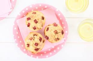 Rhabarber-Muffins ohne Zucker