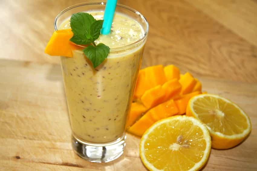 Rezept für Mango-Shake ohne Zucker