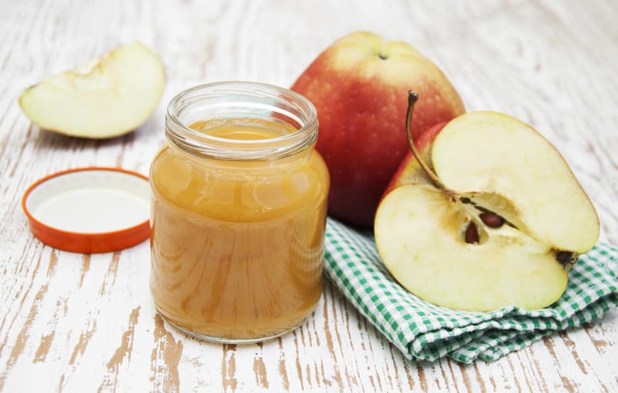 Rezept für Apfelkompott ohne Zucker