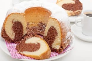 Marmorkuchen ohne Zucker